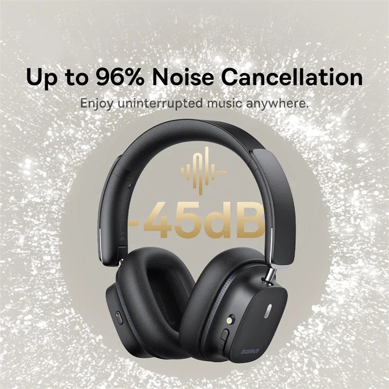 NNEOBA Wireless Over-Ear Headphones with Spatial Audio