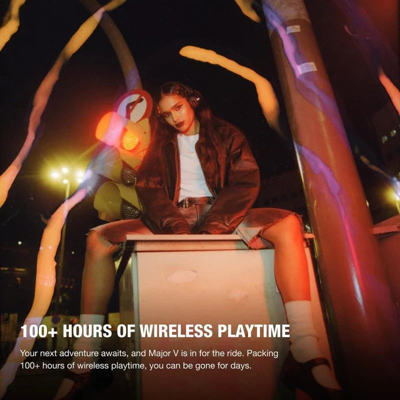 NNEOBA Wireless Bluetooth Headphones with Microphone