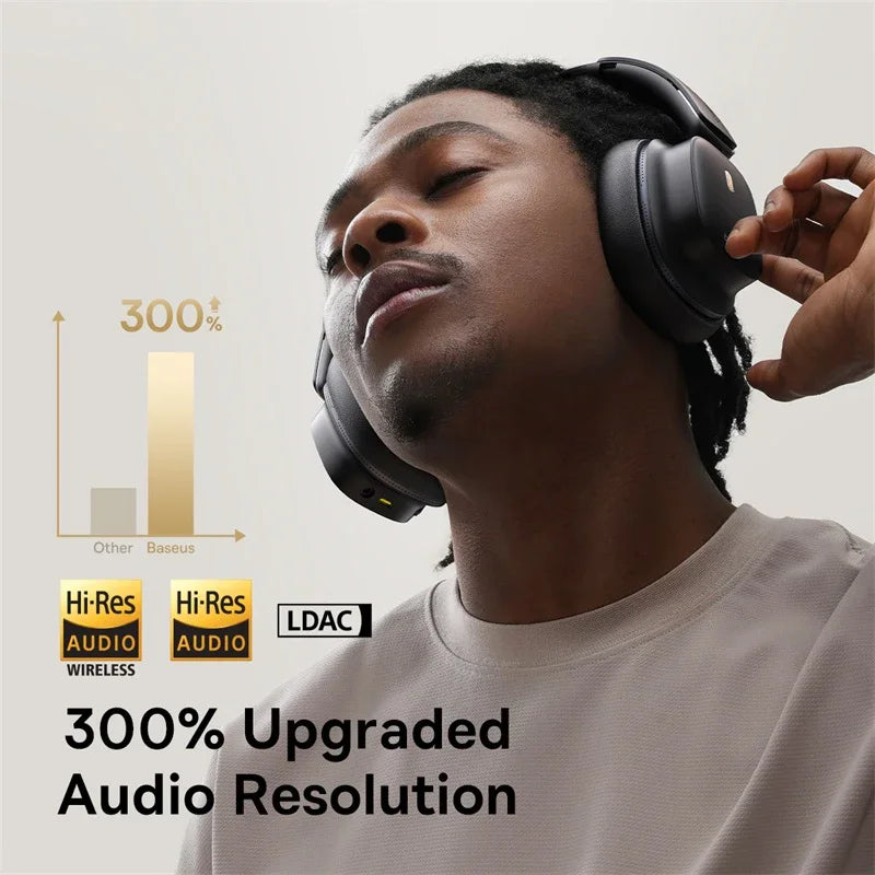 NNEOBA Wireless Over-Ear Headphones with Spatial Audio