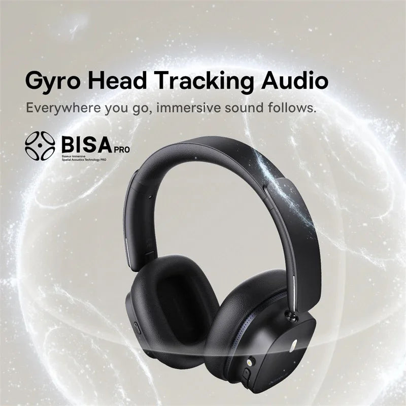 NNEOBA Wireless Over-Ear Headphones with Spatial Audio