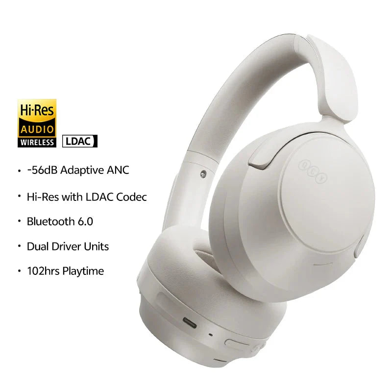 NNEOBA Over-Ear Hi-Res Wireless Headphones