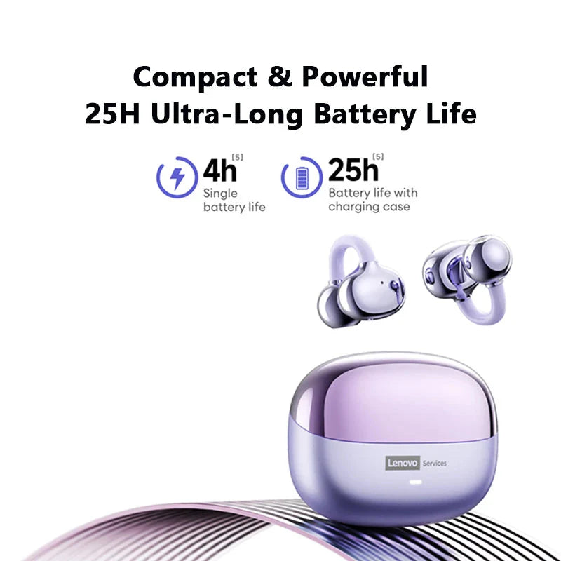 NNEOBA Wireless Bluetooth 6.0 Ear Clip Headphones