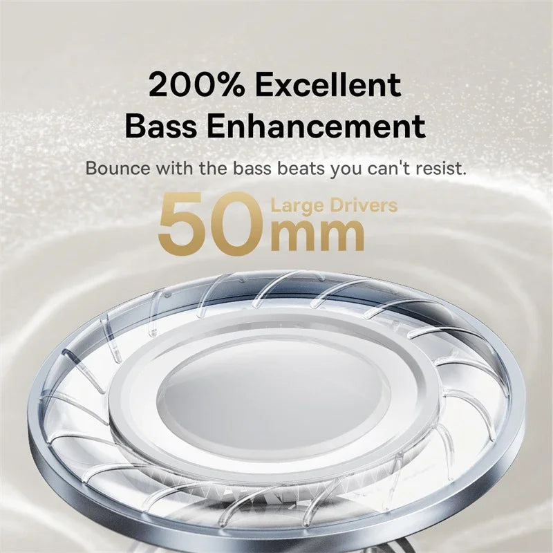 NNEOBA Wireless Over-Ear Headphones with Spatial Audio