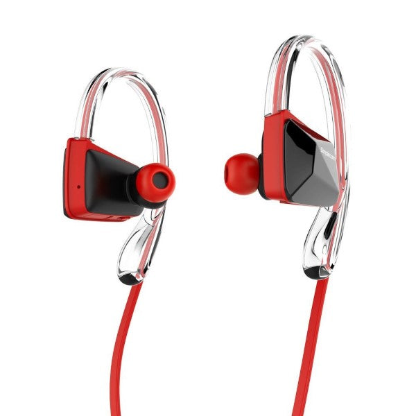 NNEDSZ NS200 Bluetooth Neckband Sports Headphones with NFC Red