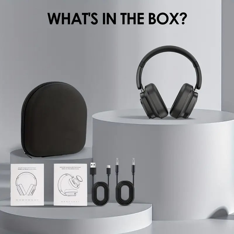NNETM Hybrid Active Noise Cancelling Wireless Headphones